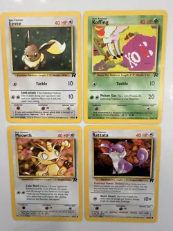 2000 Team Rocket Pokemon TCG Lot of 4 - Mint! - Image 1