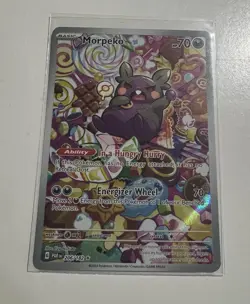 [NM] Pokemon Morpeko 206/182 SV04 Paradox Rift Illustration Rare Holo - Image 1