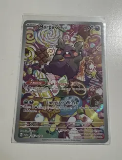 [NM] Pokemon Morpeko 206/182 SV04 Paradox Rift Illustration Rare Holo - Image 2