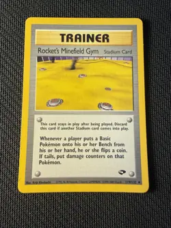 Rocket’s Minefield Gym 119/132 - Pokemon Gym Challenge LP 1 - Image 1