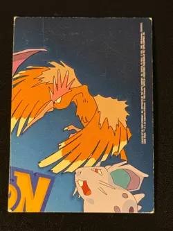 TV7 Professor Oak Pokemon Topps Sandpaper Holo - Image 2
