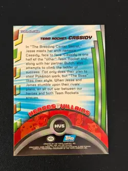 Team Rocket: Cassidy HV5 Pokemon Topps - Image 2