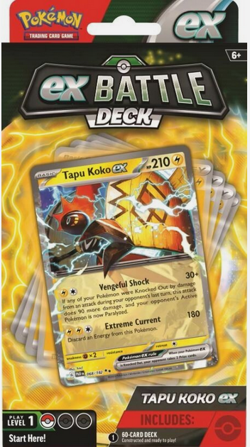 Pokemon TCG EX Battle Deck Tapu Koko EX Factory Sealed Ready To Play - Image 1