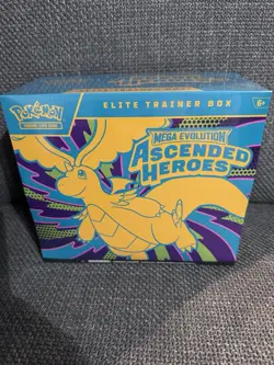 Pokemon TCG Mega Evolution Ascended Heroes Elite Trainer Box Zekrom English 2025 - Image 1