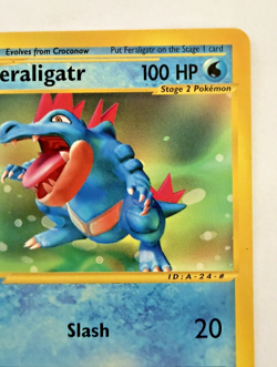Feraligatr #46/165 Non-Holo Rare - 2002 Expedition E Reader Pokemon TCG - NM - Image 4