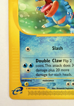 Feraligatr #46/165 Non-Holo Rare - 2002 Expedition E Reader Pokemon TCG - NM - Image 5