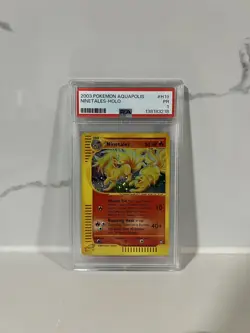 2003 Pokemon Aquapolis Ninetales Holo #H19/H32 PSA 1 FREE SHIPPING! - Image 1