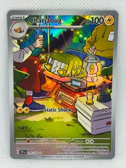 Pokemon Temporal Forces -Charjabug 169/162 - Illustration Rare - NM/M Condition - Image 1