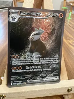 Pokemon TCG Excadrill EX Sir 168/086 SV11B Black Bolt NM/M Condition - Image 2