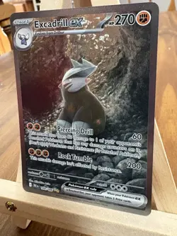 Pokemon TCG Excadrill EX Sir 168/086 SV11B Black Bolt NM/M Condition - Image 3