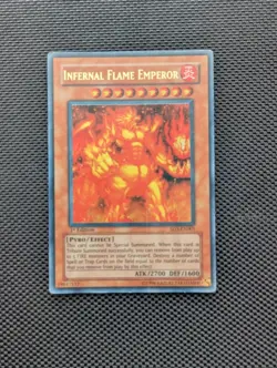 YuGiOh Infernal Flame Emperor - Ultra Rare 1st Edition (SD3-EN001) - Image 3
