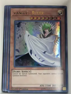 Vanity's Ruler DUOV-EN061 Ultra Rare Duel Overload Yu-Gi-Oh 1st Edition NM - Image 1