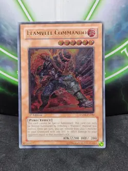 Yugioh Flamvell Commando ANPR-EN086 Ultimate Rare 1st Edition NM - Image 1