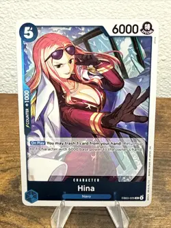 Hina Foil EB03-025 R Extra Booster: One Piece Heroines Edition NM - Image 1
