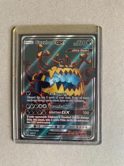 Pokemon 2017 GUZZLORD GX 105/111 Crimson Invasion Ultra Beast Rare Full Art Holo - Image 3