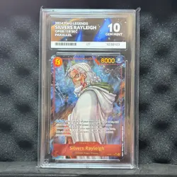 Silvers Rayleigh SEC Alt Art OP08-118 - Two Legends - One Piece TCG ACE 10 - Image 1