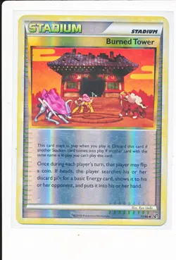 Pokemon Burned Tower Stadium HS - Undaunted 71/90 Reverse Holo LP - Image 1