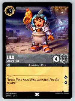 Lilo - Galactic Hero 184/204 Uncommon The First Chapter NM Lorcana Disney - Image 1