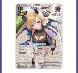 Hololive Yuzuki Choco SR hBP02-060 ENGLISH NM - Image 1
