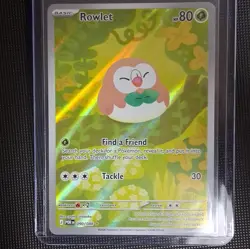 Pokemon Rowlet 090/088 Illustration Rare Perfect Order. Flawless Card. - Image 1
