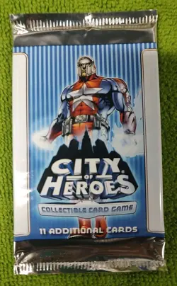 City of Heroes "Battle Pack" 25-Card Sealed + Booster Pack Lot Of 2 Packs - Image 4