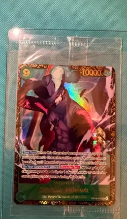 One Piece TCG Dracule Mihawk OP14-119, Top 8 Regionals Card - Image 1
