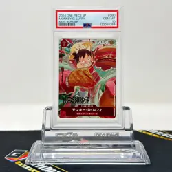 PSA 10 GEM MT Monkey.D.Luffy #P-080 Mos Burger Japanese One Piece Cards - Image 1