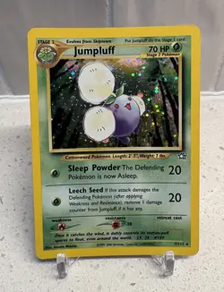 Jumpluff - 7/111 - Pokemon Neo Genesis Unlimited Holo Rare Card WOTC LP - Image 1