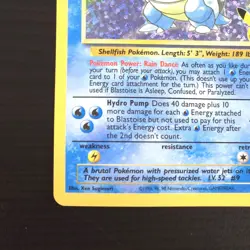 Blastoise 2/102 Celebrations Classic Collection 25th Anniversary Pokemon Card - Image 5