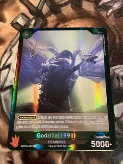 Godzilla Card Game Godzilla (1991) (SR) - G: Monsters Raid Again - Image 1
