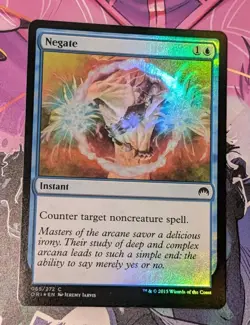 MTG *FOIL * ORIGINS Common NEGATE NM - Image 1
