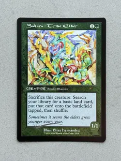 Sakura-Tribe Elder (RAINBOW FOIL) 2518 MTG Secret Lair x Brain Dead SLD - NM - Image 3