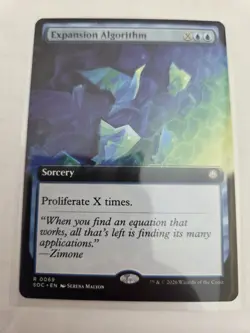 mtg, Expansion Algorithm (Extended Art): Secrets of Strixhaven Regular NM - Image 1