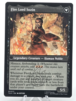 MTG The Rize of Sozin, (117) Avatar The Last Airbender Mythic Rare - Image 2
