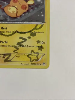 Pokemon Dedenne RC10/RC32 Generations Radiant Collection MP Moderately Played - Image 4