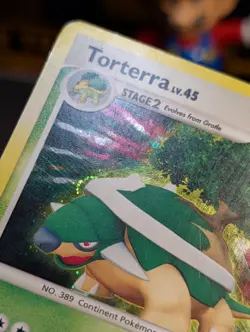 Torterra 17/130 Lv. 45 Holo Diamond & Pearl Pokemon Vintage 2007 MP/HP - Image 3