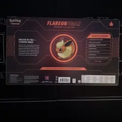 Flareon VMAX Premium Collection Box Sealed Pokemon TCG Sword & Sheild 820650851308 - Image 2