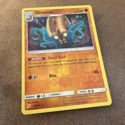 Omastar - 76/181 Team Up - Holo Rare - NM - Pokemon - Image 1