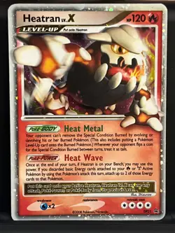 2008 Pokemon TCG • Heatran Lv. X Diamond & Pearl Promo • DP31 HP / DMG - Image 1