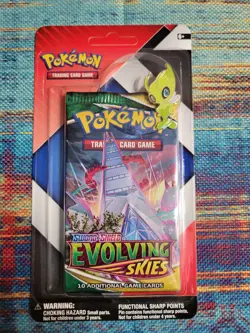 Pokemon Evolving Skies & Chilling Reign 2 pack Blister w/ pin - Sealed - Image 1