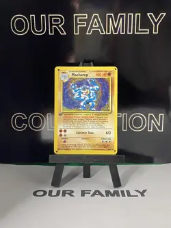 Machamp 8/102 | 1st Edition Holo Rare | Base Set | Pokemon TCG 1999 HP/DAMAGED - Image 1