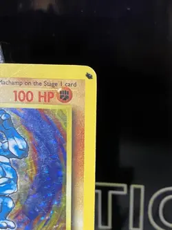 Machamp 8/102 | 1st Edition Holo Rare | Base Set | Pokemon TCG 1999 HP/DAMAGED - Image 5