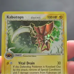 [LP+] 2006 Pokemon TCG Kabutops Delta Species Holo Rare 9/110 Holon Phantoms - Image 2