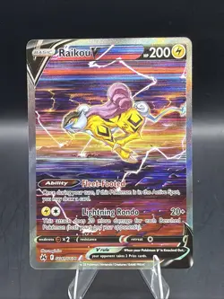 Raikou V GG41/GG70 SWSH: Crown Zenith: Galarian Gallery Holo Pokemon TCG - Image 1