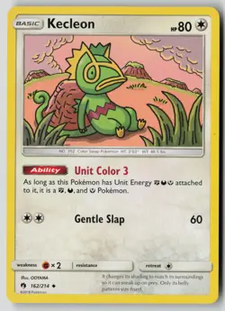 Kecleon 162/214 Uncommon Lost Thunder Pokemon NM - Image 1