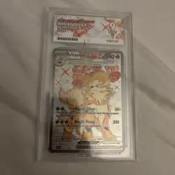 Pokemon TCG Arcanine EX 224/198 Scarlet Violet Base Set - ACE 9 - Image 1