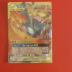 Pokemon Company Moltres & Zapdos & Articuno GX 44/68 Hidden Fates Holo UR - Image 1