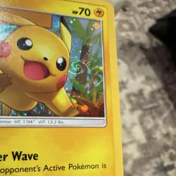 Pokemon TCG Pikachu SM Black Star Promo SM76 Holo Promo 70 HP English - Image 1