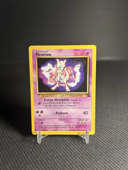 Pokemon TCG Mewtwo 3 Wotc Movie Black Star Promo MP - Image 1