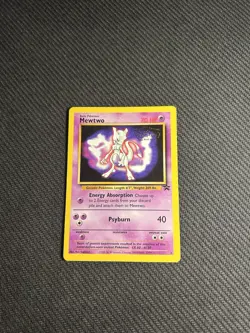 Pokemon TCG Mewtwo 3 Wotc Movie Black Star Promo MP - Image 3